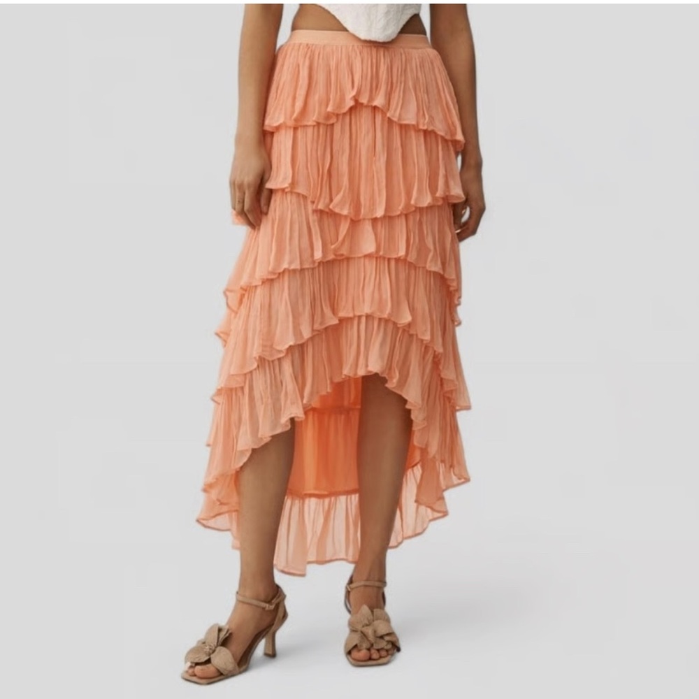 NWT Anthropologie high low skirt